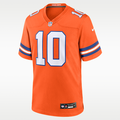 Bo Nix Denver Broncos Men's Nike NFL Game Jersey. Nike.com